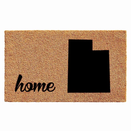 Calloway Mills Entrance Mat, Coir, Natural, Black 105431830